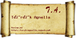Török Agnella névjegykártya